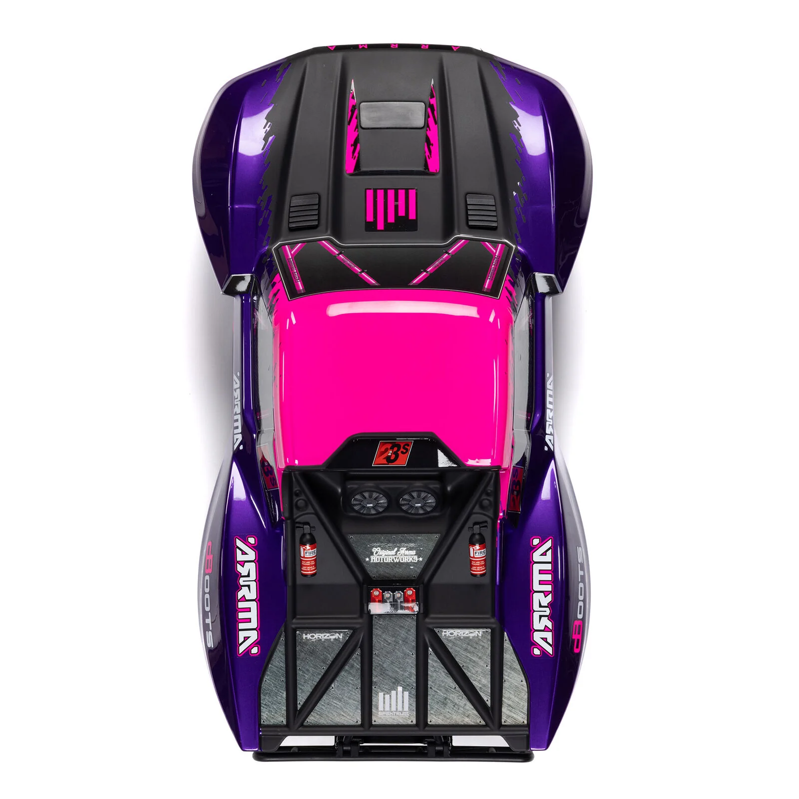 ARRMA 1/10 FURY 2wd 223S BLX Brushless Short Course Truck RTR with DSC, Purple