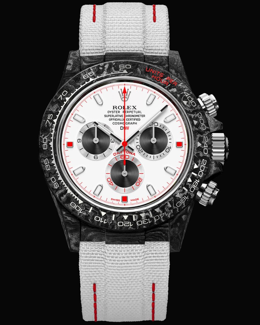 NTPT Carbon Rolex DiW Daytona "SPEEDSTER WHITE"