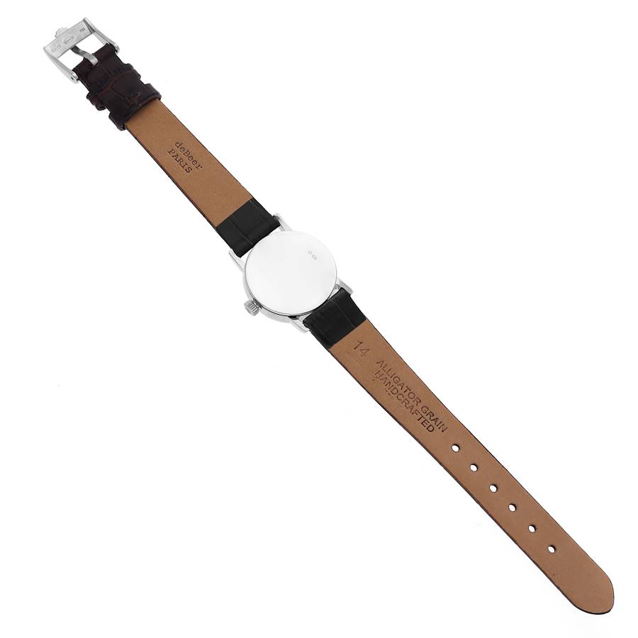 Rolex Cellini Classic White Gold Brown Dial Ladies Watch 6110