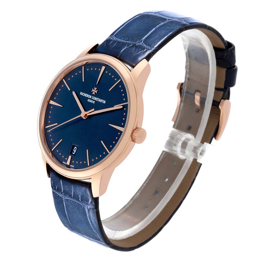 Vacheron Constantin Patrimony 36mm Rose Gold Mens Watch 4100U