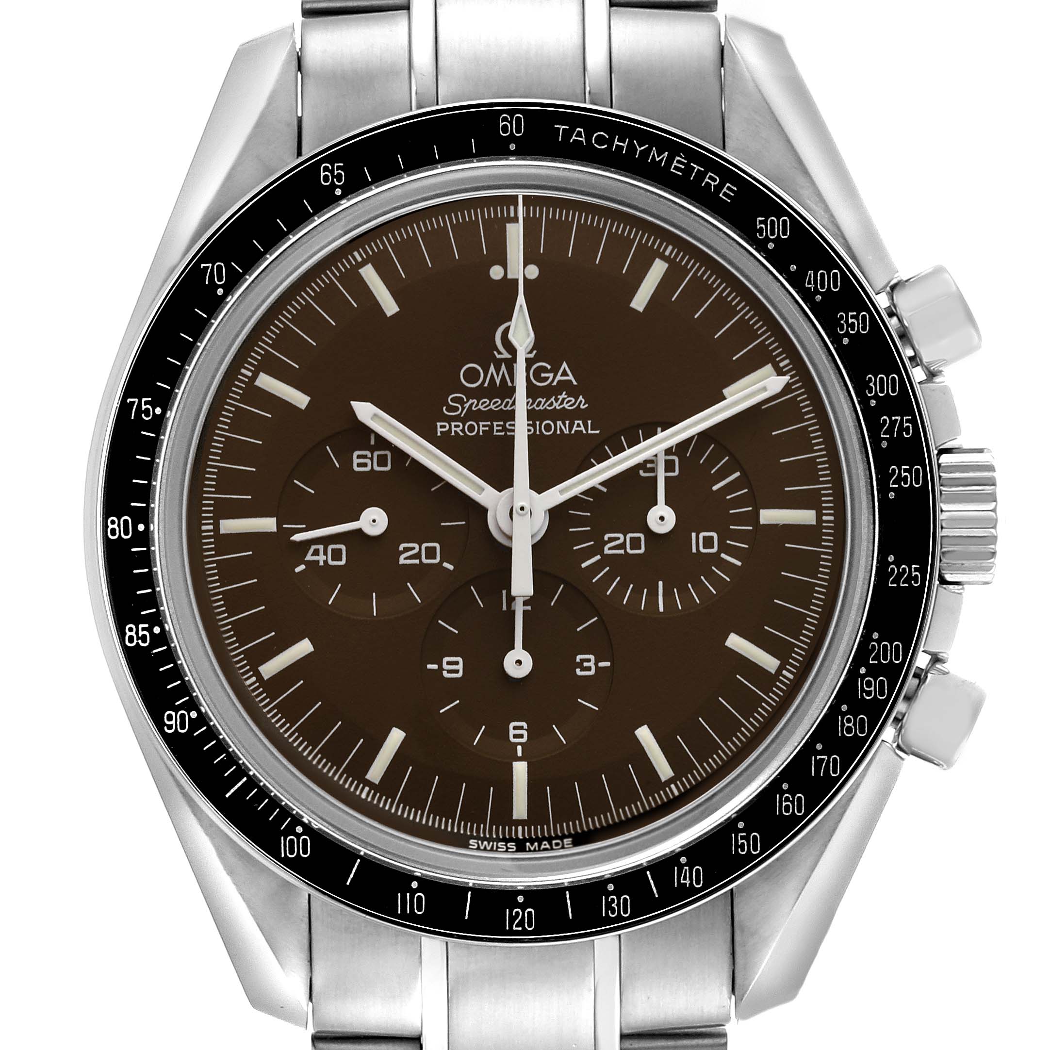 Omega Speedmaster Brown Dial Steel Mens Moon Watch 42.0 MM 311.30.42.30.13.001