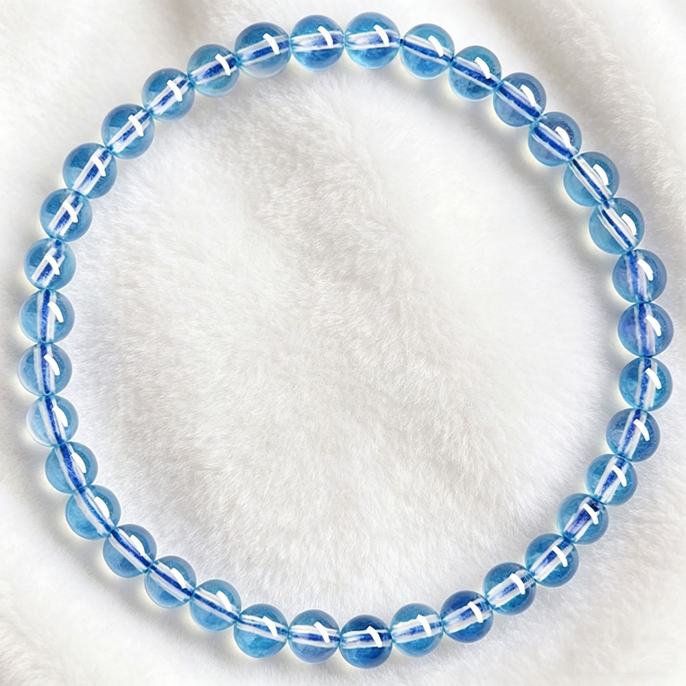 GemVibra Aquamarine Talisman Bracelet – Calm & Clarity Energy