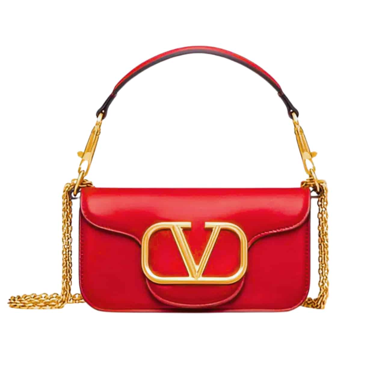 Valentino Locò Small Shoulder Bag In Red 20Cm 1W2B0K53Zxlm24