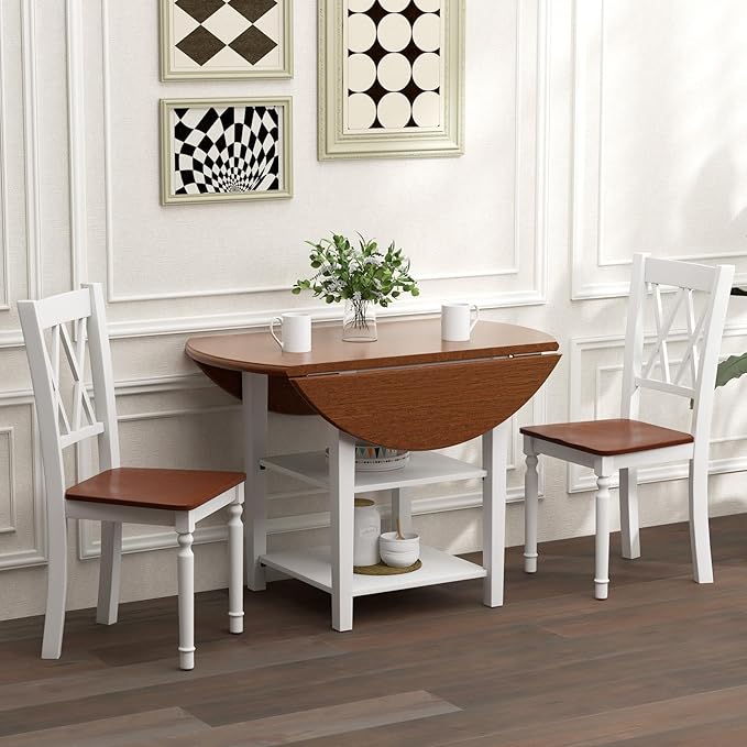 Wooden Dining Chairs Set of 2