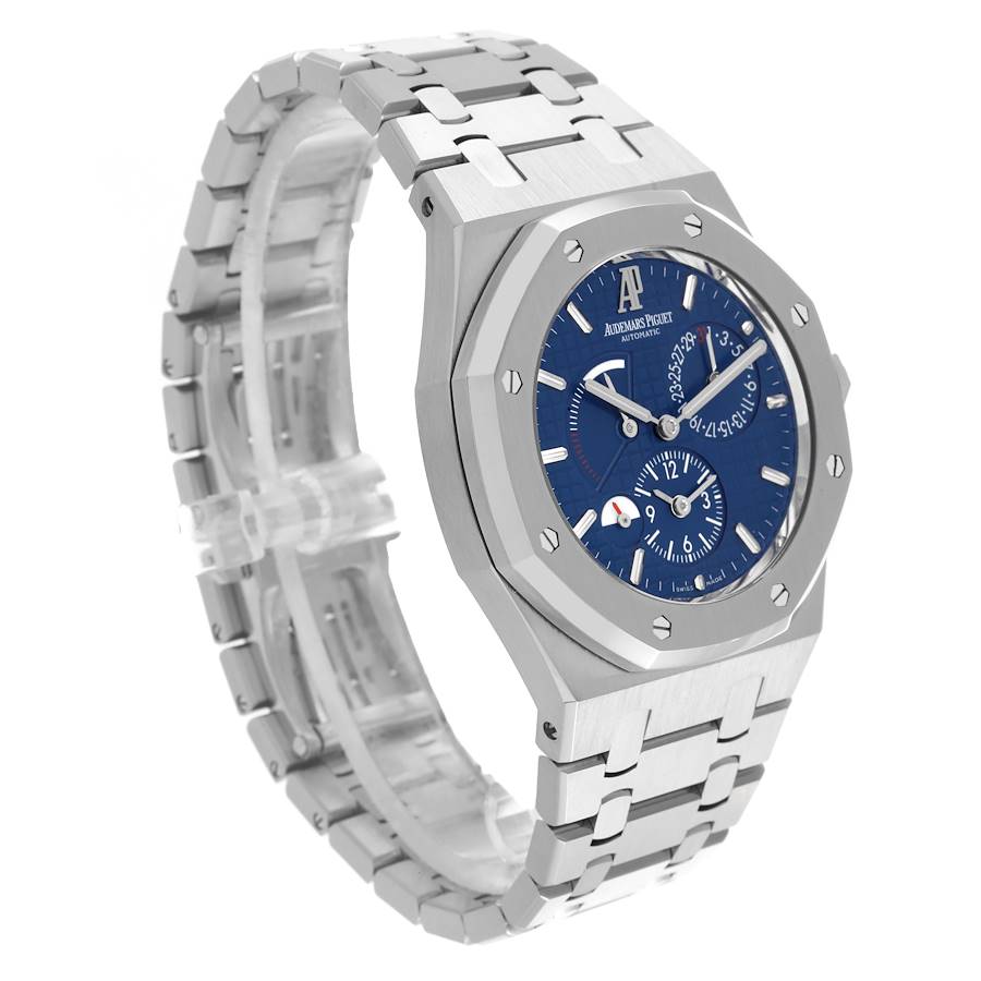 Audemars Piguet Royal Oak Dual Time Power Reserve Mens Watch 26120ST
