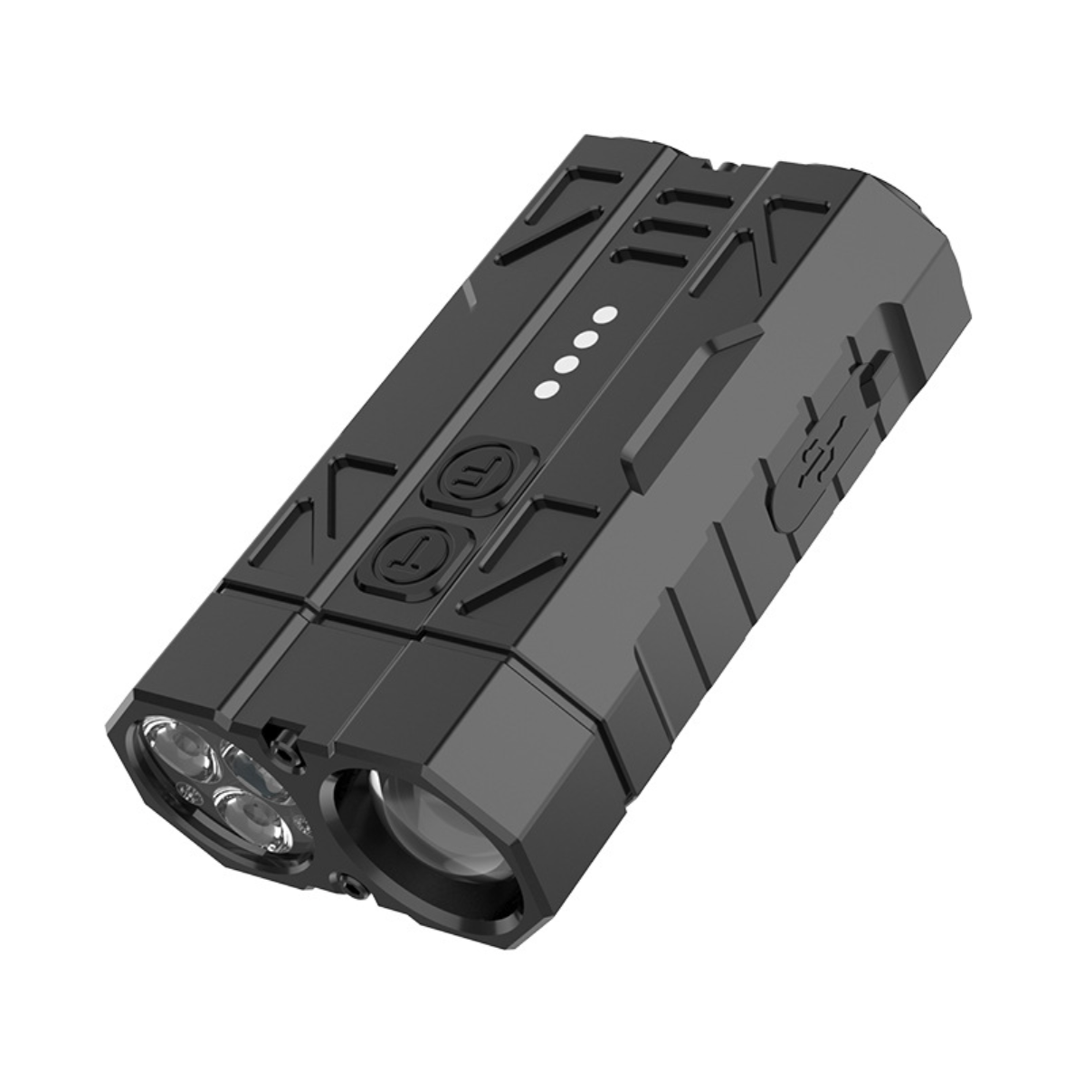 Rechargeable LED Flashlight with Power Bank Function