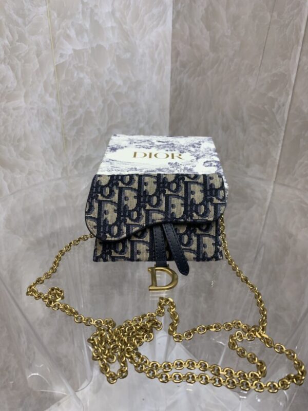Replica Dior Saddle Pouch With Chain