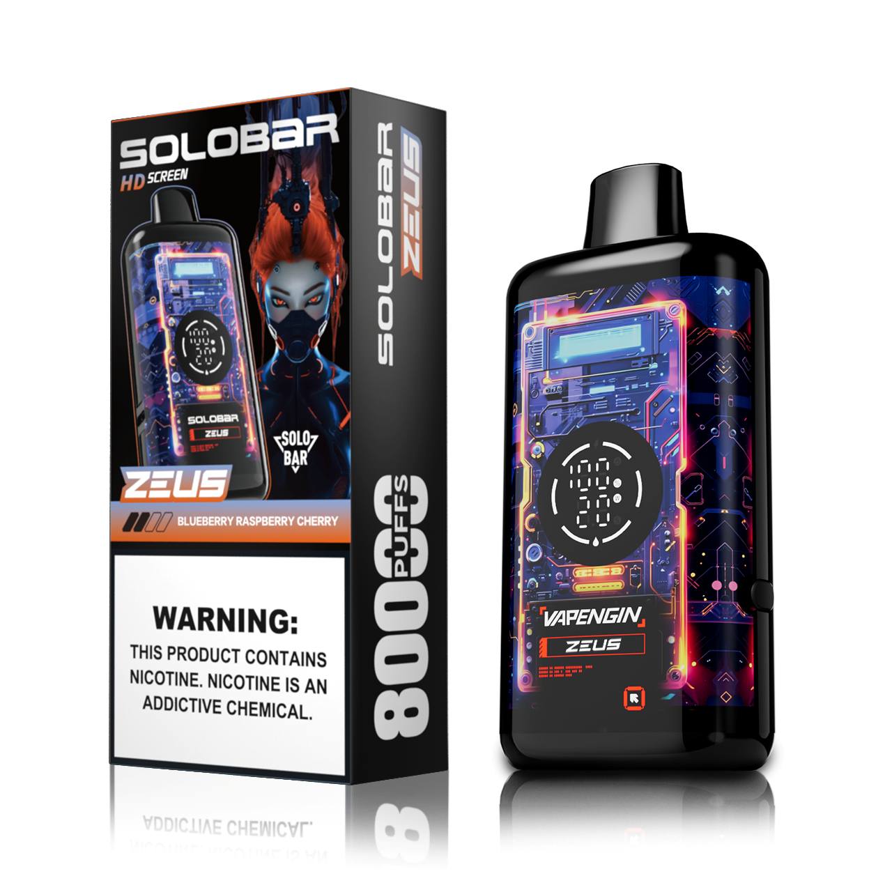 🔥 Solobar Zeus 80K Disposable Vape — Do 80 000 Zaciągnięć Pełnych Smaku | Szybka wysyłka z magazynu w Polsce 🚚