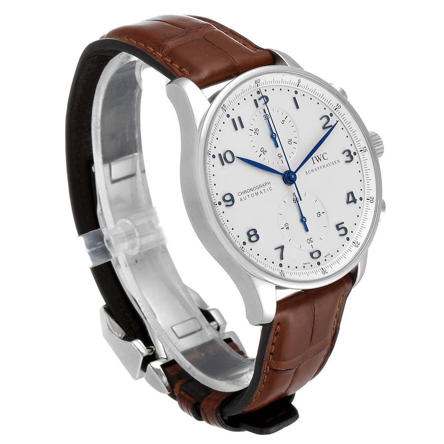 IWC Portuguese Chronograph Automatic Steel Mens Watch IW371417