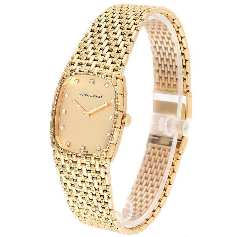 Audemars Piguet 18K Yellow Gold Diamond Unisex Watch 40154