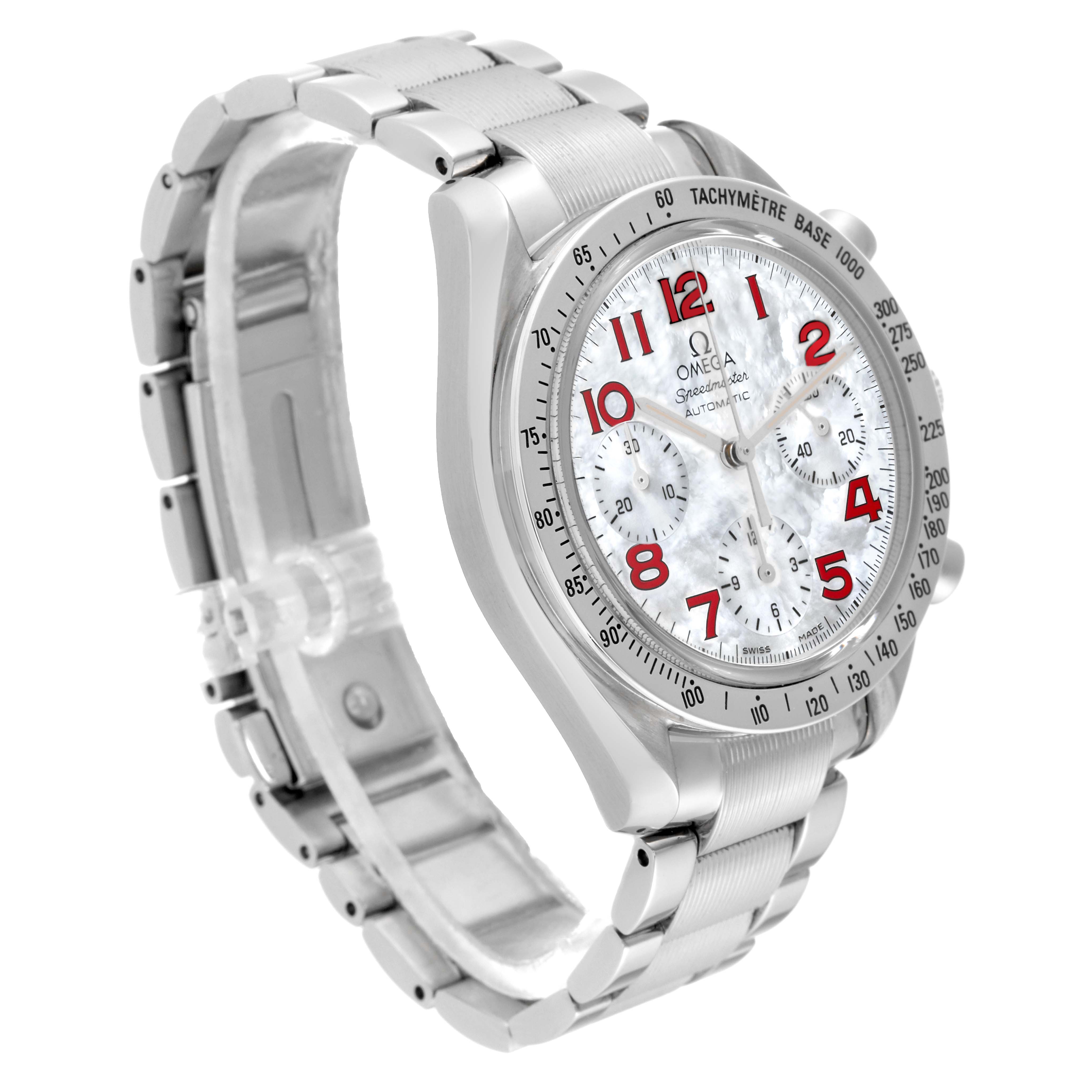 Omega Speedmaster Mother of Pearl Dial Steel Mens Watch 39.0 MM 3534.79.00