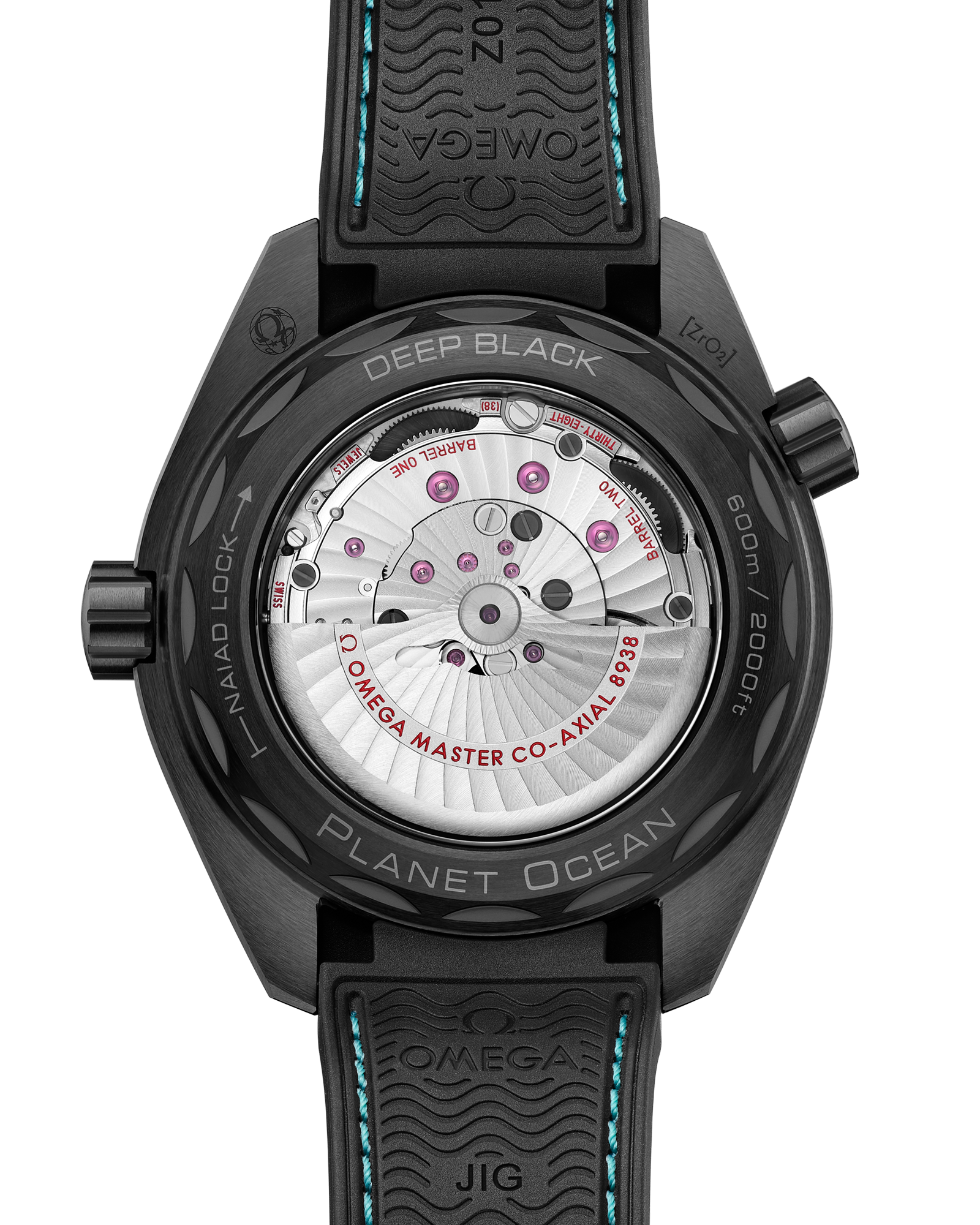 Seamaster Planet Ocean 60 0M 45.5 mm, Black ceramic rubber strap 215.92.46.22.01.006