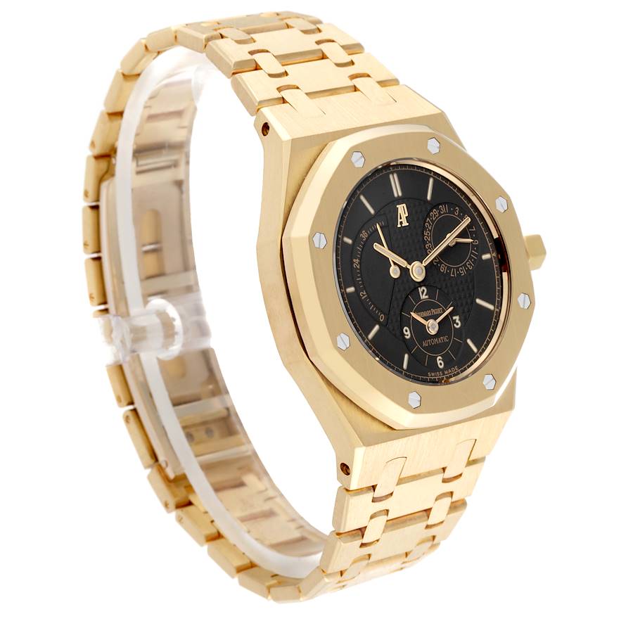 Audemars Piguet Royal Oak Dual Time Yellow Gold Mens Watch 25730BA