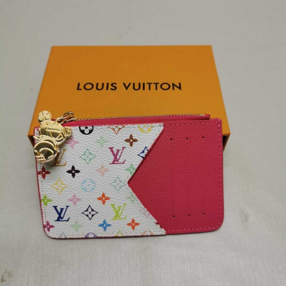 Louis Vuitton X Murakami Romy Card Holder Kawaii Pink 12cm M14155