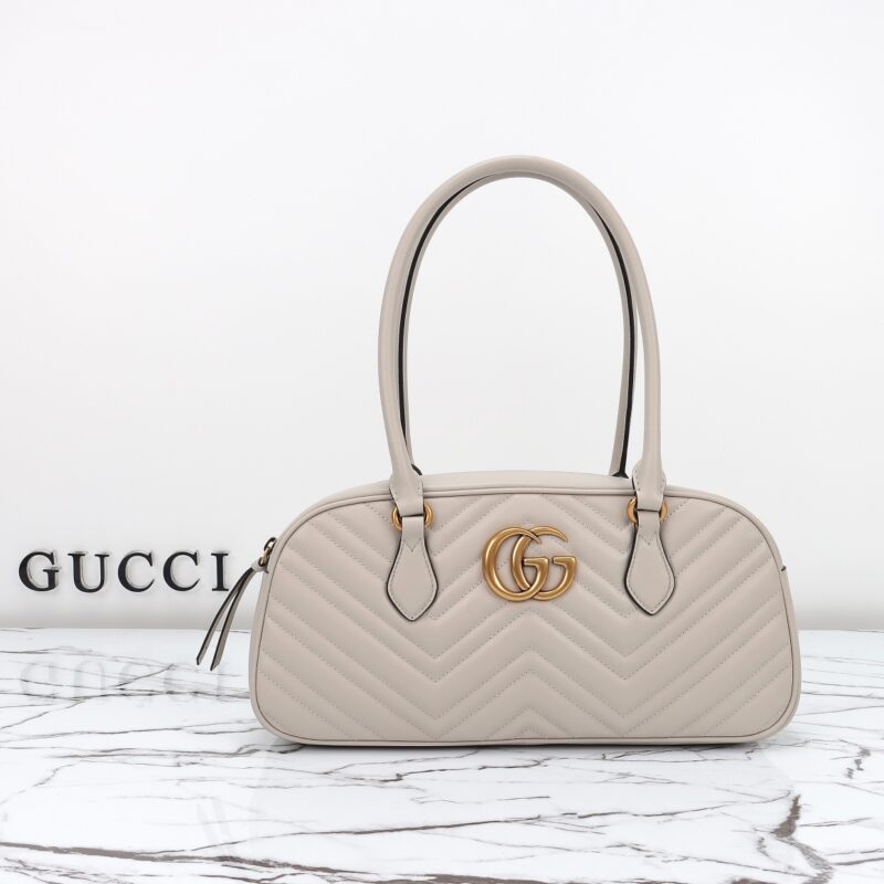 Replica Gucci Marmont Small Top Handle White