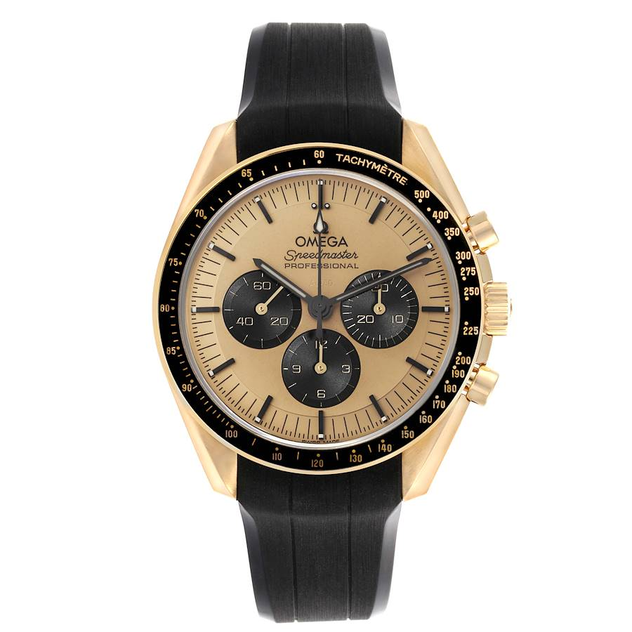 Omega Speedmaster Yellow Gold Mens Moonwatch 310.62.42.50.99.001