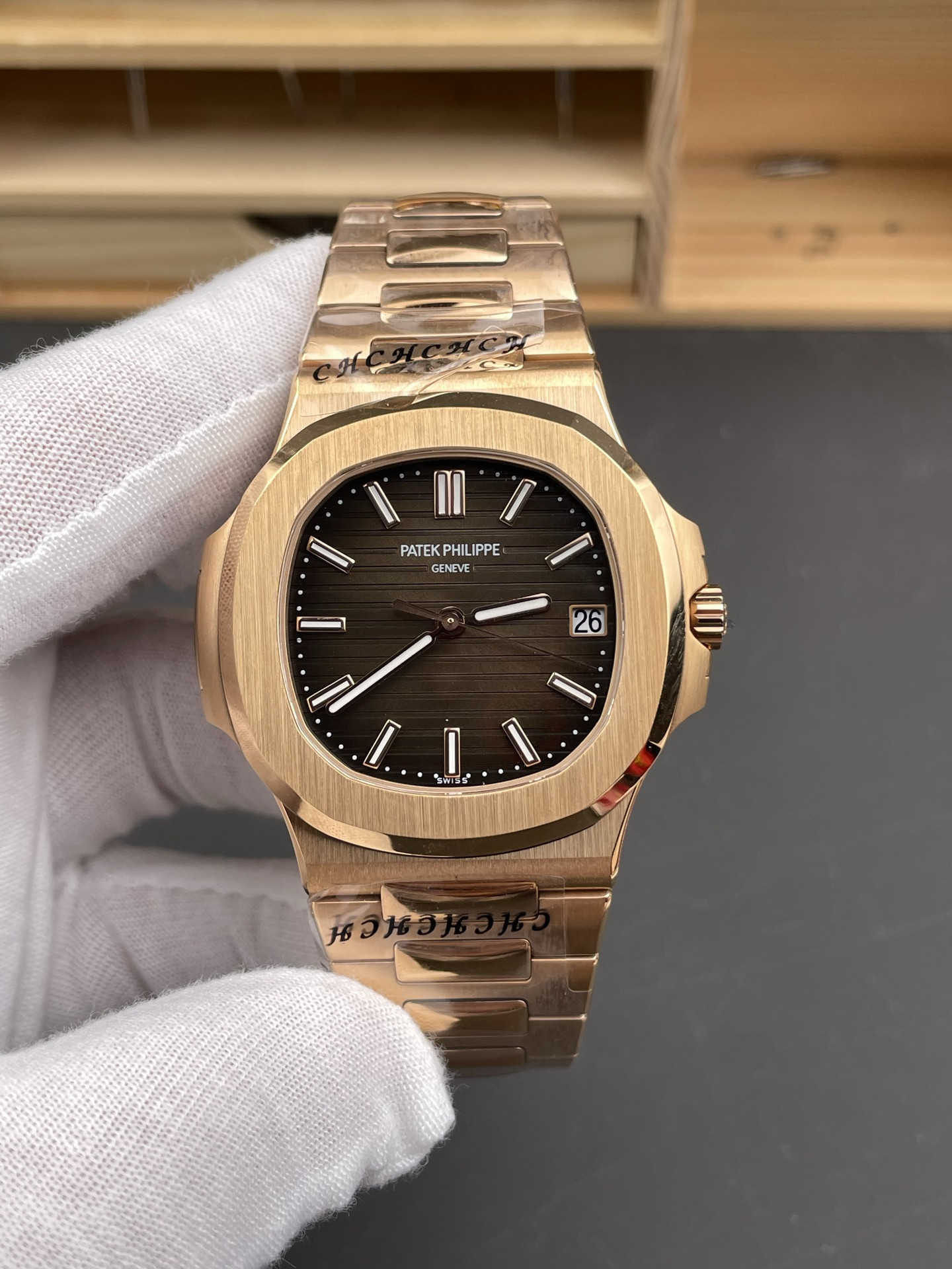 Nautilus 5711 Rose Gold Brown Dial