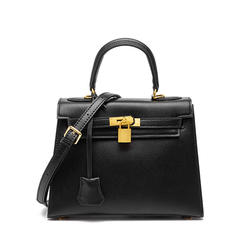 Bags for Women New Large Capacity Palm Print Kelly Bag Textured Handbag Versatile and Fashionable One Shoulder Crossbody Bag