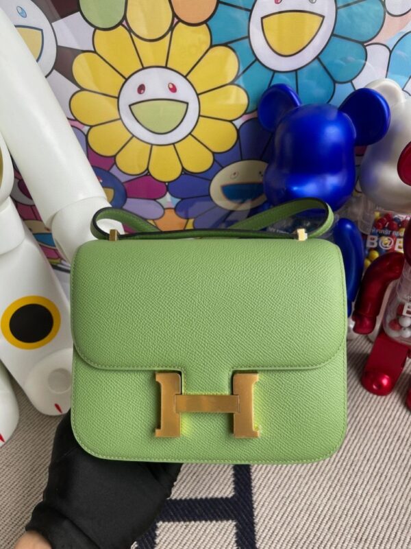 Replica Hermès Constance 18Cm Light Green