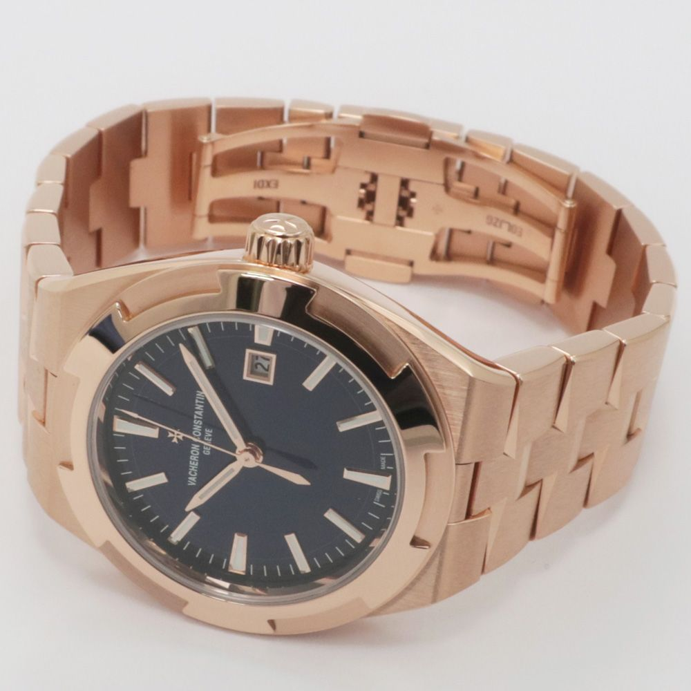 Vacheron Constantin Overseas 4600V/200R-B979 Blue 34.5mm PG Automatic Men's Boys' Watch