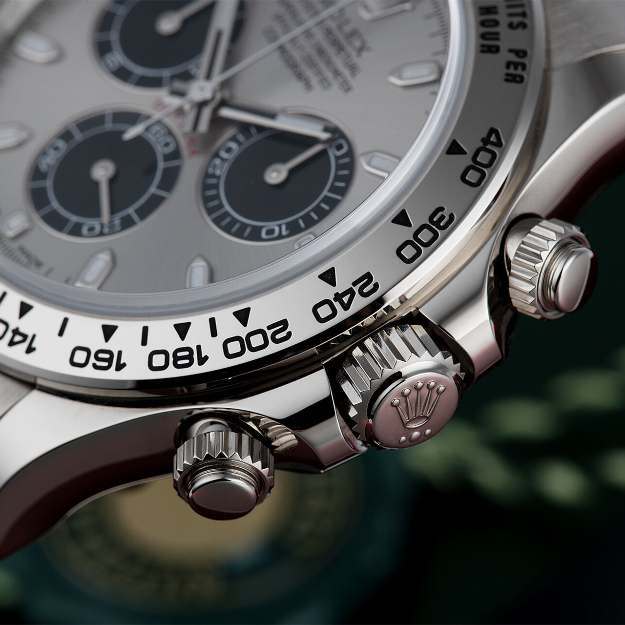 ROLEX COSMOGRAPH DAYTONA WHITE GOLD "GHOST" GREY DIAL / BLUE DIAL 116509