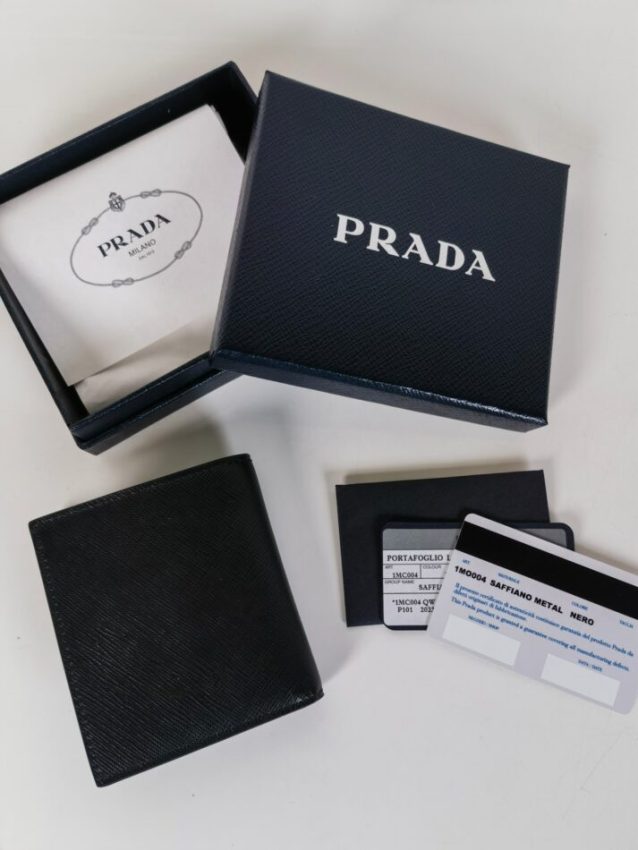 Replica Prada Saffiano Short Wallet