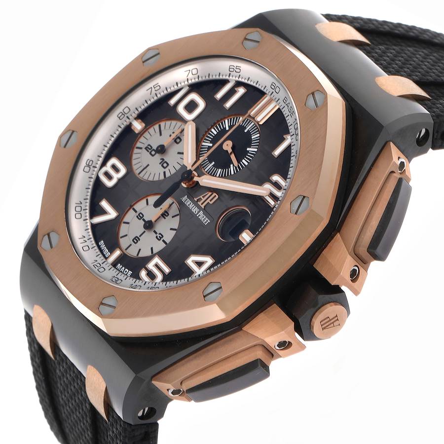 Audemars Piguet Royal Oak Offshore Rose Gold Ceramic Watch 26405NR