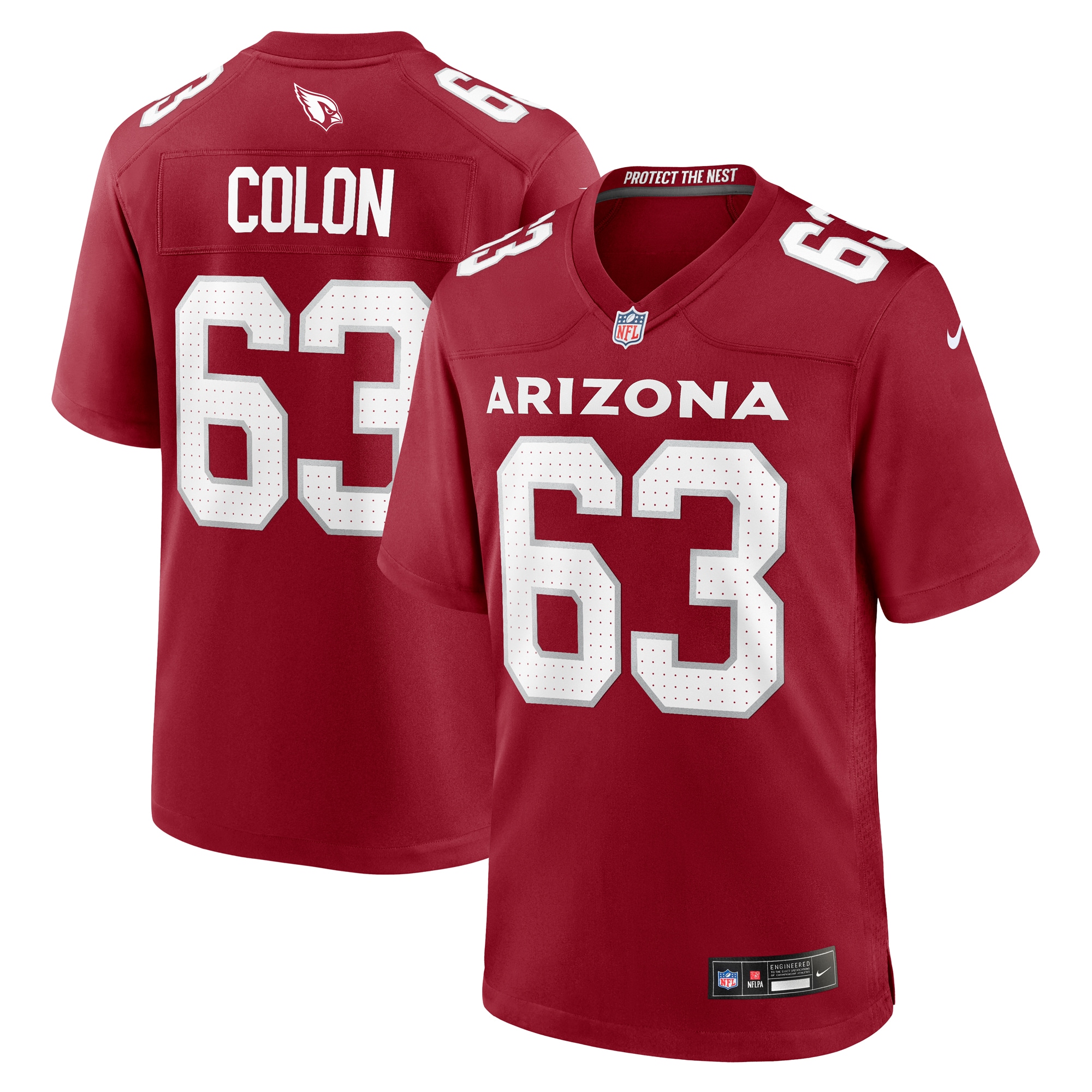Trystan Colon Arizona Cardinals Nike Team Game Jersey -  Cardinal