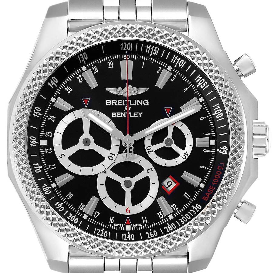 Breitling Bentley Barnato Racing Black Dial Mens Watch A25366