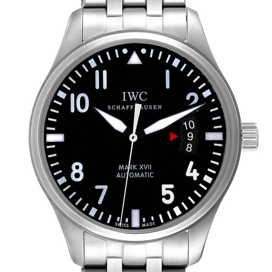IWC Pilots Mark XVII Automatic Black Dial Steel Mens Watch IW326504