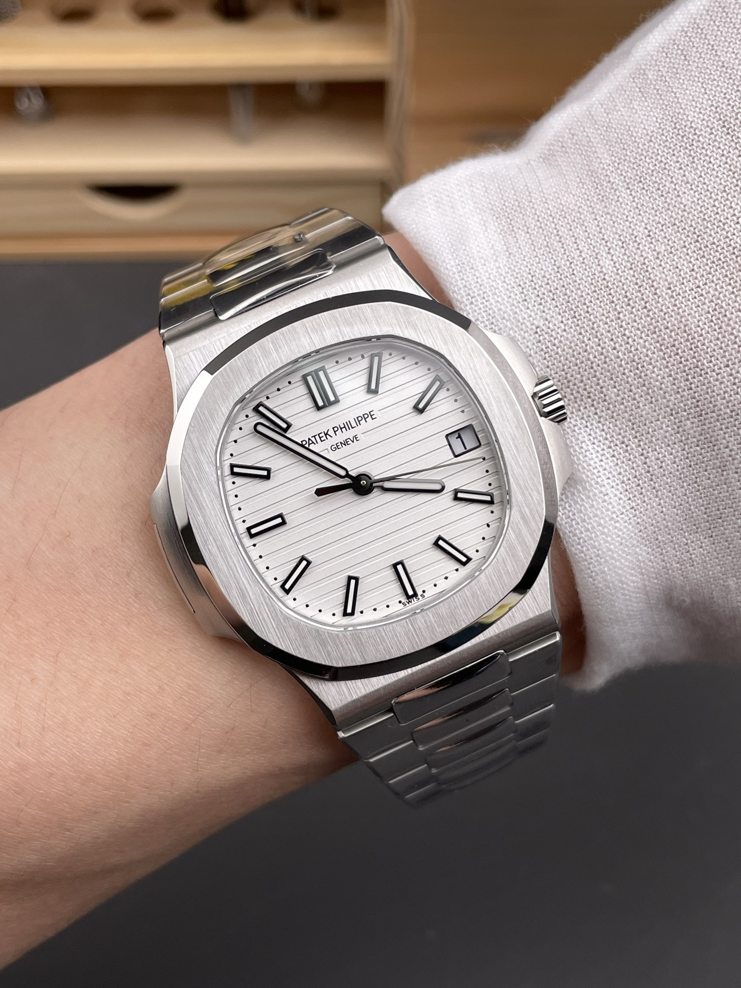 Nautilus 5711 White Dial