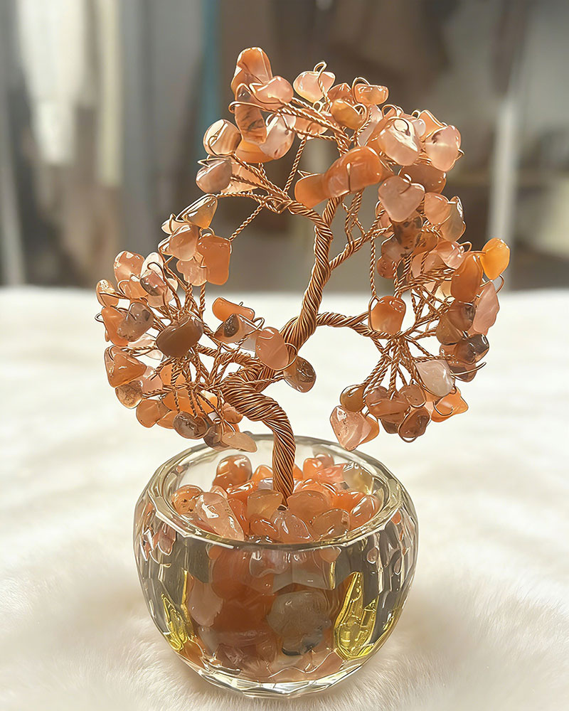 Carnelian Agate Tree of Life: Boost Vitality, Attract Abundance & Protect Energy