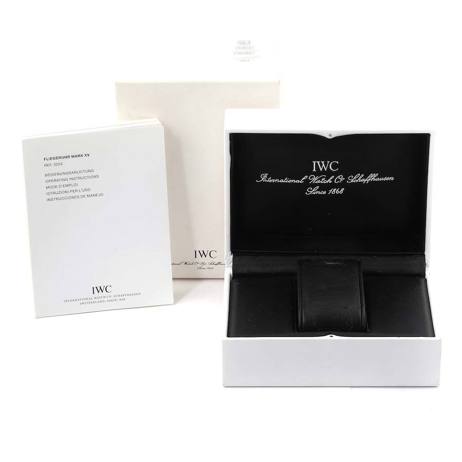 IWC Pilot Classic Mark XV Automatic Steel Mens Watch IW325311