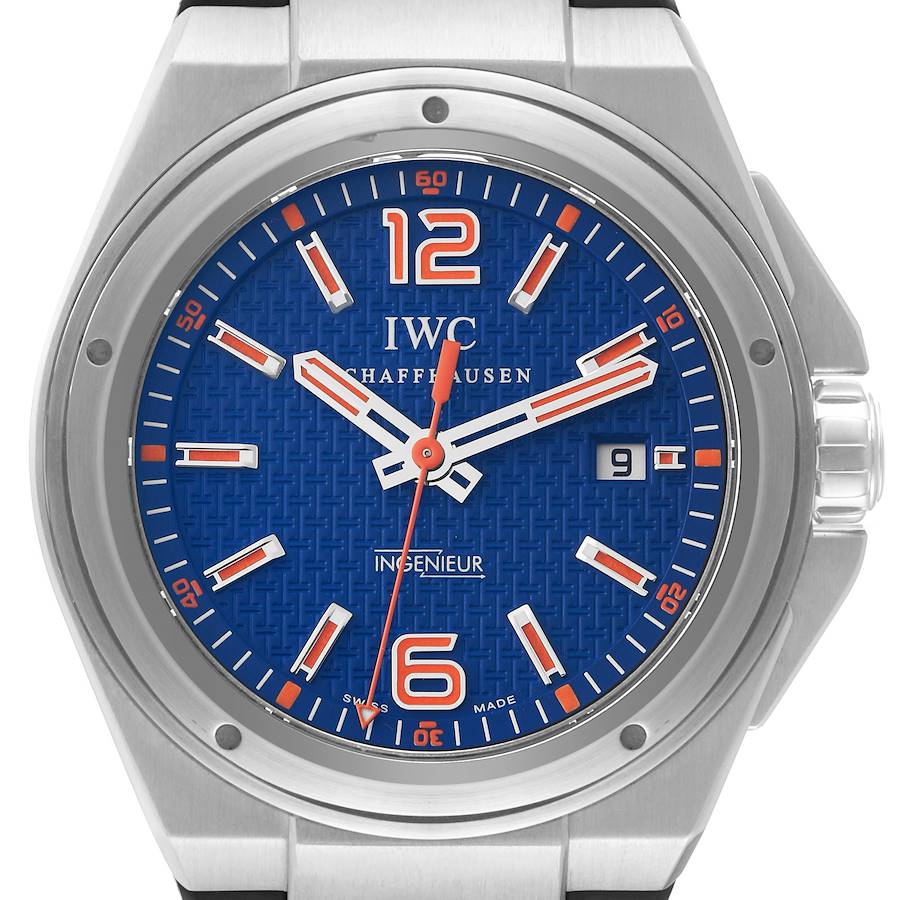 IWC Ingenieur Automatic Mission Earth Plastiki Steel Mens Watch IW323603