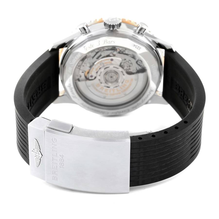 Breitling Navitimer 01 Grey Dial Steel Rose Gold Mens Watch UB0121
