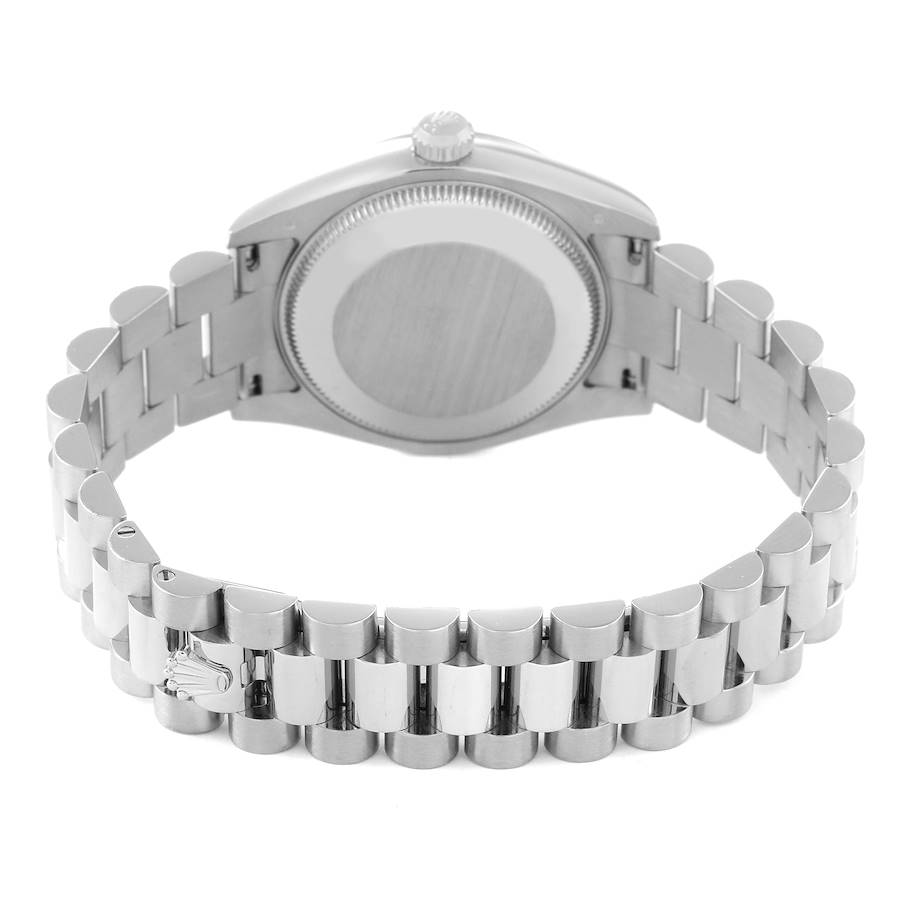 Rolex President Midsize White Gold Mother of Pearl Dial Ladies Watch 178279
