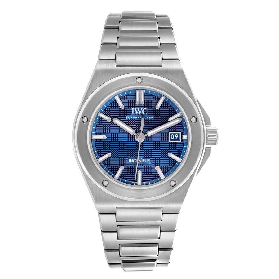IWC Ingenieur 40 Blue Dial Steel Mens Watch IW328907