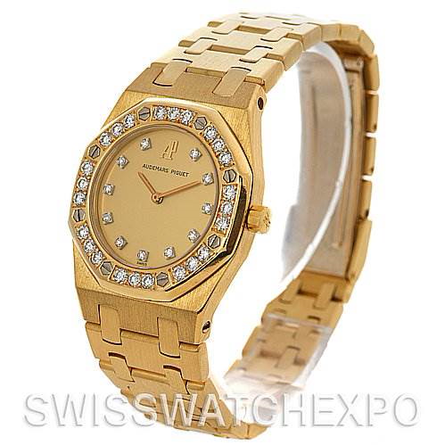 Audemars Piguet Royal Oak 18k Gold Ladies Watch