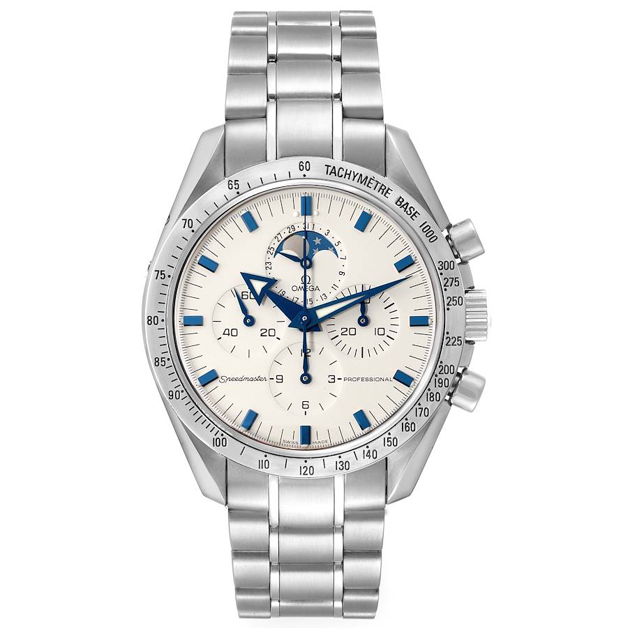 Omega Speedmaster Moon Phase Chronograph Steel Mens Watch 3575.20.00