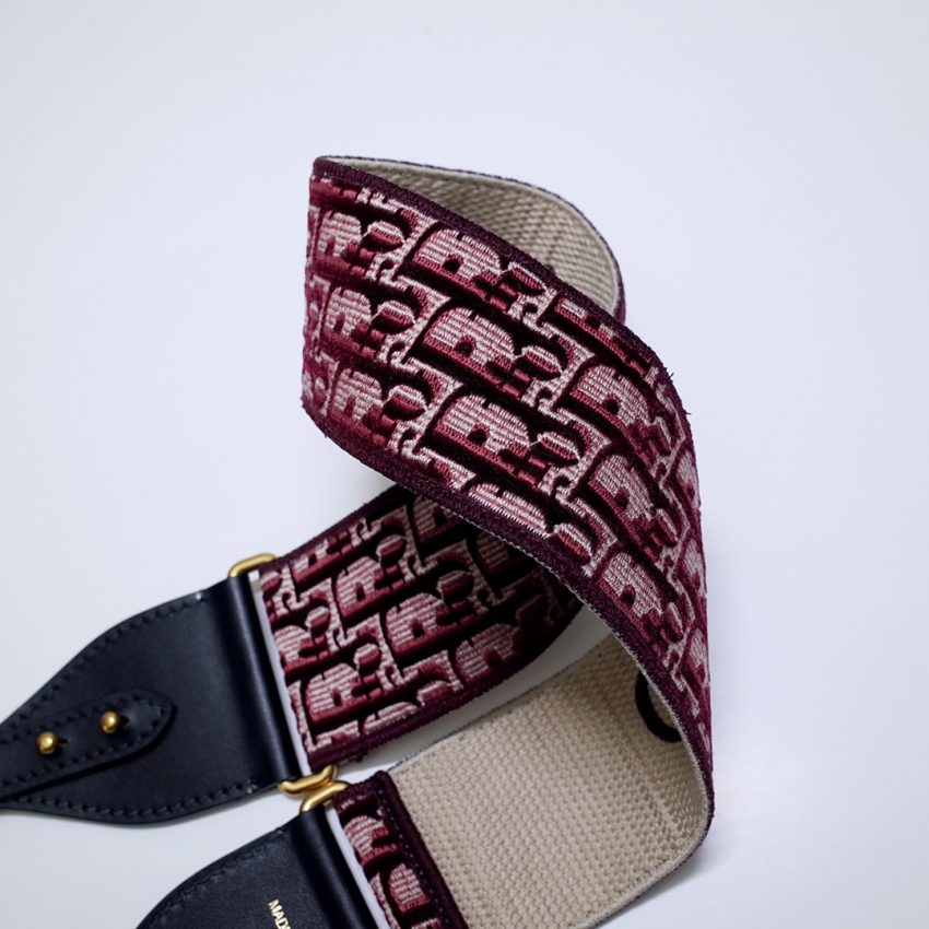 Replica Dior Adjustable Shoulder Strap Red