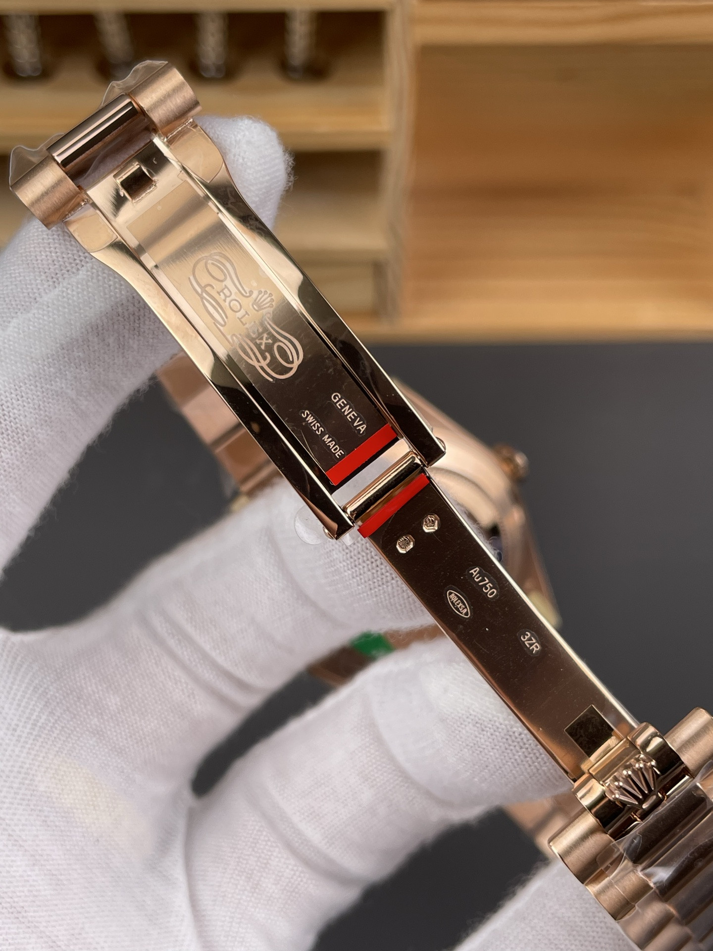 Day-Date Rose Gold Champagne Roman Dial