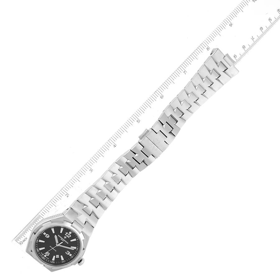 Vacheron Constantin Overseas Black Dial Steel Mens Watch 47040