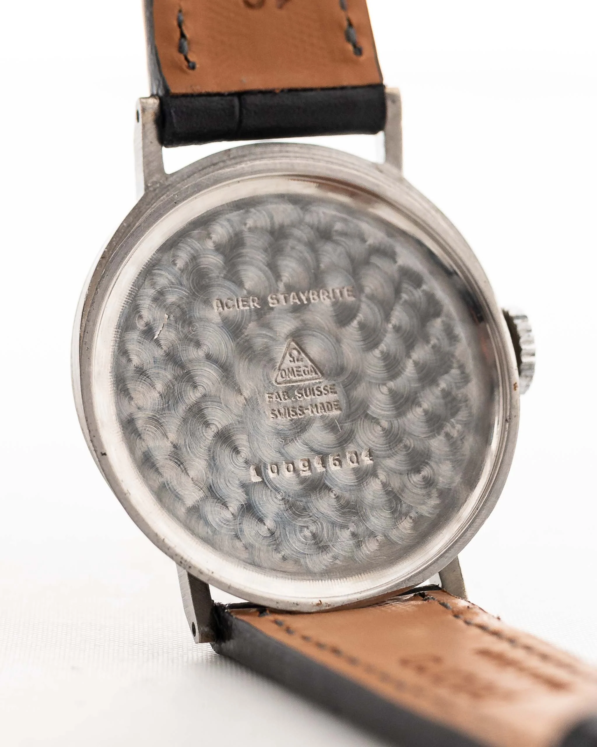 Omega Art Deco Black Syringe Sub Second 1939