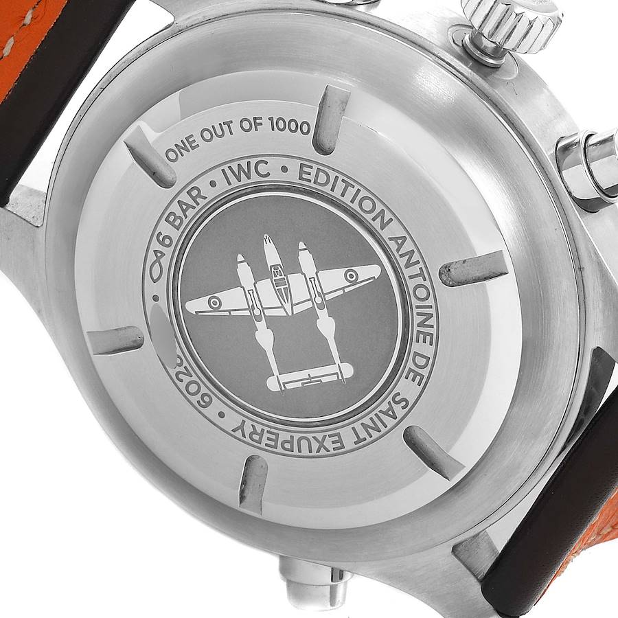 IWC Spitfire Pilot Saint Exupery Rattrapante Mens Watch IW371808