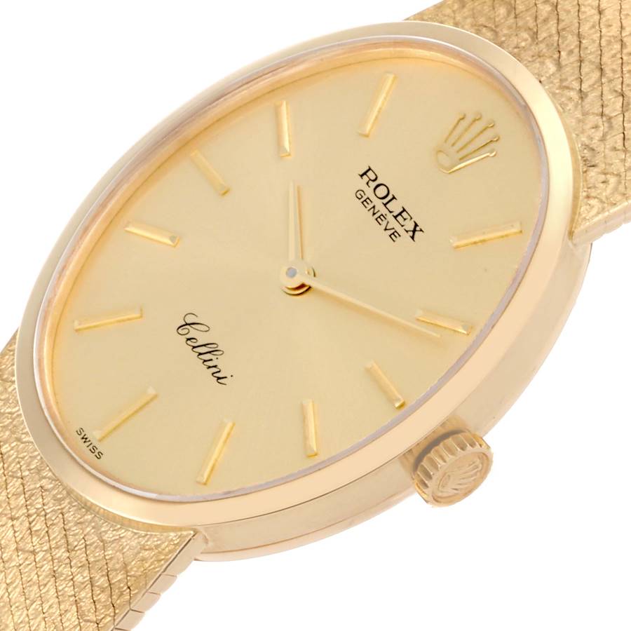 Rolex Cellini Yellow Gold Vintage Ladies Watch 4307