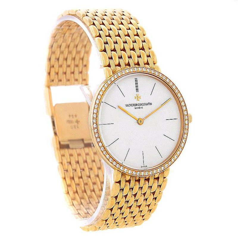 Vacheron Constantin 18K Yellow Gold Diamond Watch 33593