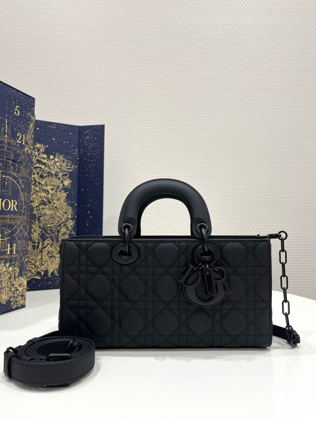 Replica Dior Lady D – Joy Large Bag Black Matte