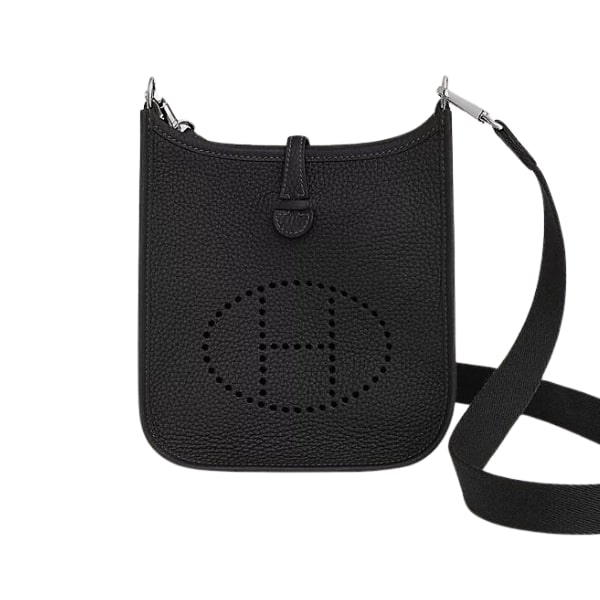 Hermes Evelyne 16 Amazone Black Bag 16Cm H069426Ckav