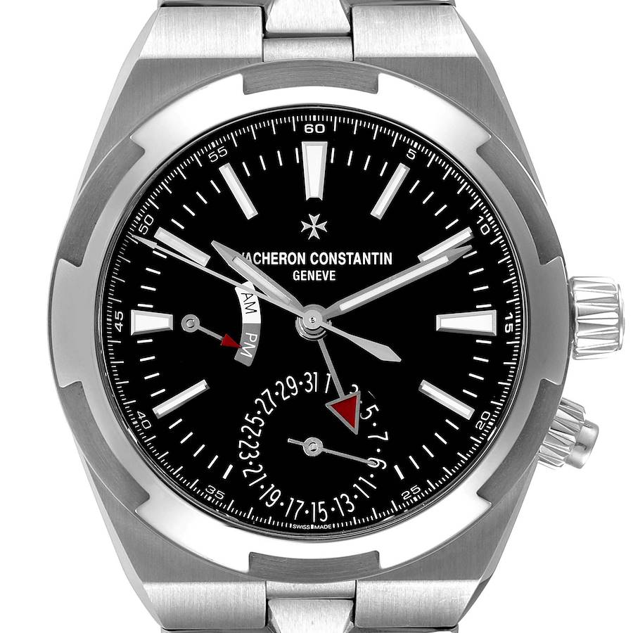 Vacheron Constantin Overseas Dual Time Steel Mens Watch 7900V