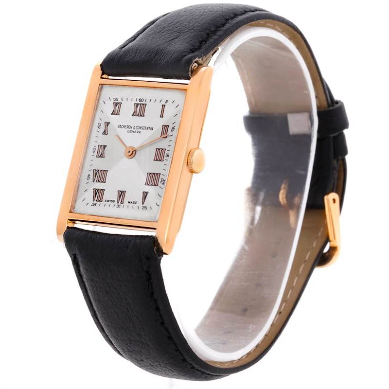 Vacheron Constantin Vintage 18K Rose Gold Mechanical Mens Watch
